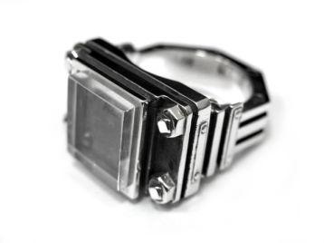 Кольцо из серебра "Brad P." AZR-066С