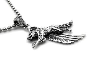 Подвеска из серебра Wolf Wing GtP38-39