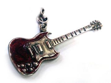 Подвеска из серебра Guitar ANP26-05R
