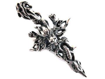 Подвеска серебряная Дракон MTP-11400