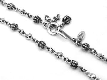 Цепь серебряная Crown & Sculls JN40-04