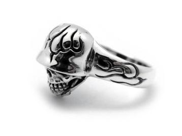 Кольцо из серебра Helmet Skull TNR36-02