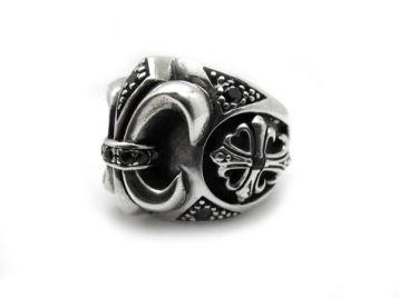 Перстень серебряный мужской Garnier NDR40-14