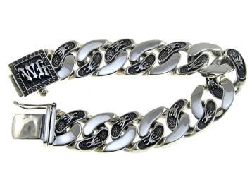 Браслет серебряный Wolf's Heart WHB-0567 BlkCZ