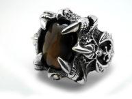 Перстень серебряный мужской с камнем Bruce TNR38-01TE
