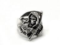 Кольцо из серебра Reaper Skull NDR41-05