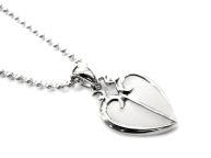 Подвеска из серебра и эмали Сердце RP34-PS-051w