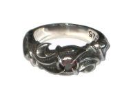 Серебряное кольцо с гиацинтом BSR-219