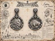 �������� Indian coin pendant