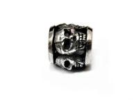 Темляк для ножа из серебра 4-Skulls SJT30-01
