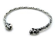 Браслет серебряный Two Skulls RIB37-02