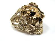      Tattoo Skull ANR25-010Gold