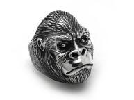 Перстень серебряный мужской Chimp JR40-13