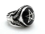 Кольцо из серебра Magic Star TRS0058black