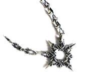 Ожерелье из серебра Wolf's Star AZN-003