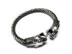 Браслет из серебра и стали Panters JBB29-03