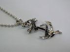 Подвеска из серебра Якорь с Канатом RP34-PS-121