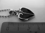 Подвеска из серебра и эмали Сердце RP34-PS-051