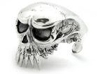 Браслет серебряный Big Skull ANB36-05