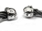 Браслет серебряный Skull Silver JB23-02