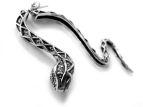 Серьга каффа из серебра Snake TRE37-02
