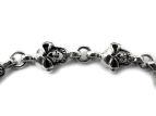 Браслет из серебра Mini Skulls PPB32-04