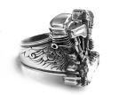 Кольцо из серебра Мотор ANR24-004