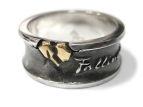 Кольцо из серебра и золота FILR-002