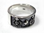 Кольцо из серебра Spacer Crowns KSR25-03