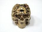 Кольцо из золота и бриллиантов Tattoo Skull ANR25-010Gold