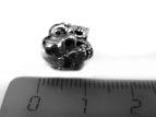 Темляк для ножа из серебра 3-Skulls SJT30-02
