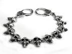 Браслет из серебра Skulls PPB33-03