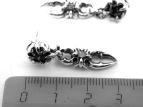 Серьги из серебра Хищник BBE34-06