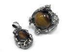 Перстень из серебра с Тигровым Глазом GVR22-01TG