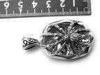 Подвеска серебряная Skull Poison SAP40-02