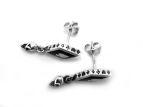 Серьги серебряные Peaks&Sculls JE40-01
